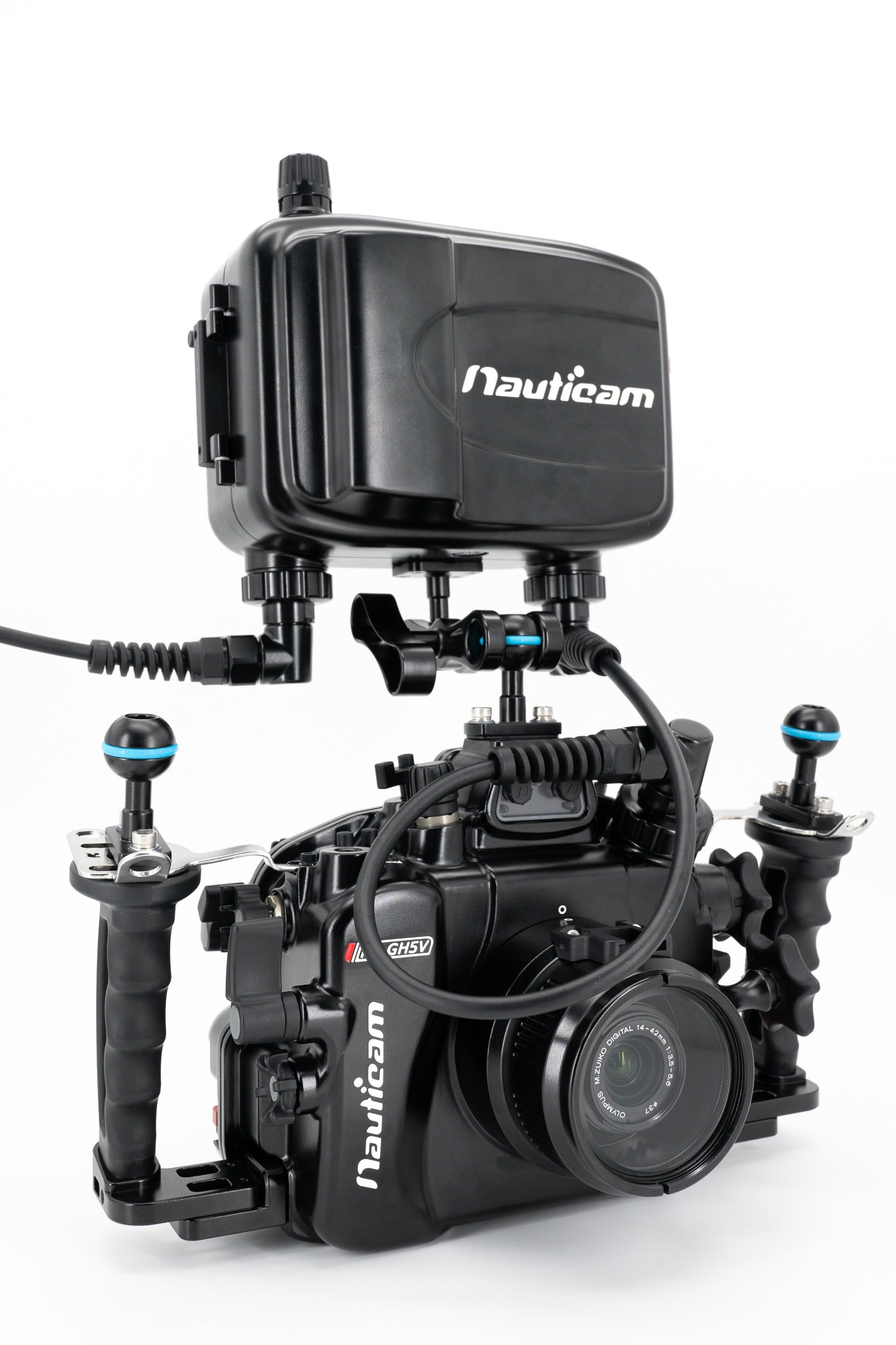 Waterproof Underwater Housing for Panasonic Lumix GH5/GH5S/GH5II Cameras - HDMI 2.0 Support - Ideal for Scuba Diving, Snorkeling & Underwater Photography