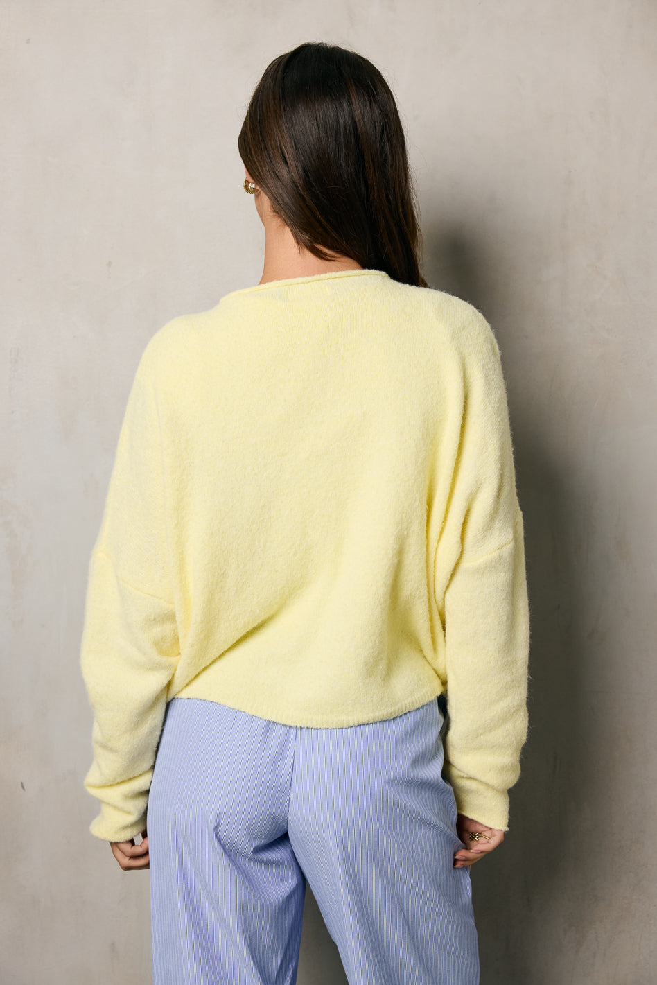 Stylish Maci Cardigan in Yellow - Soft & Comfortable Women's Knit Sweater for Fall & Winter | Perfect for Office, Casual Outfits & Layering