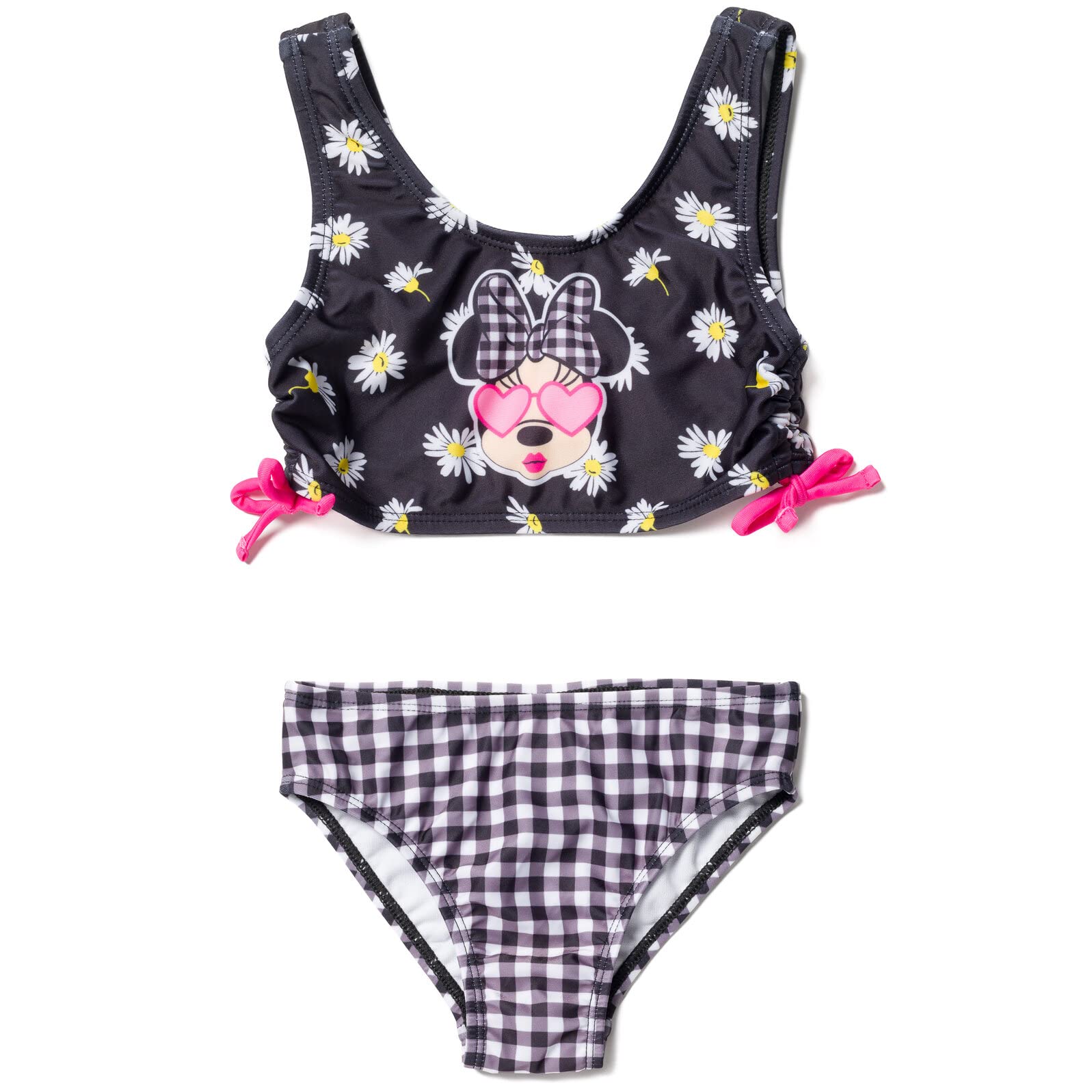 Disney Minnie Mouse Bikini Set for Toddler to Big Kid - Cute Swimsuit for Girls Beach & Pool Fun
