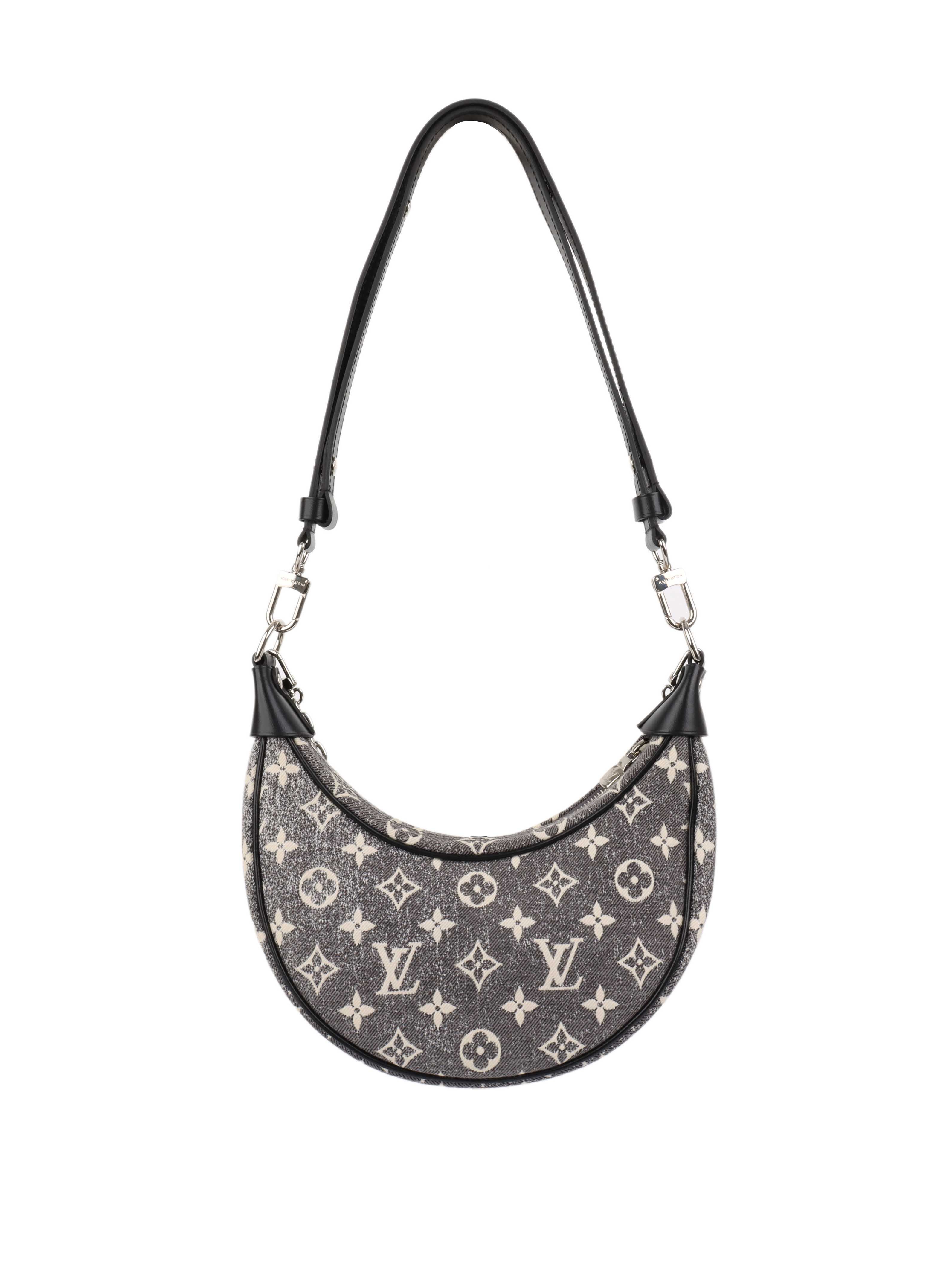 Louis Vuitton Black Denim Loop Bag - Stylish Designer Handbag for Women, Perfect for Everyday Use, Work & Travel Accessories