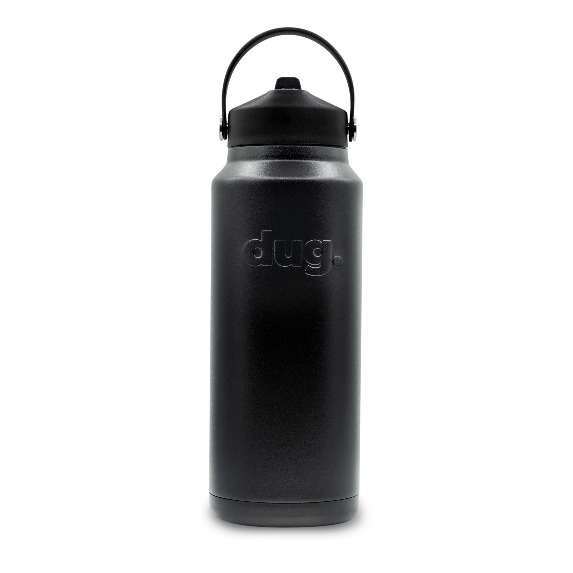 1L Black Water Bottle - Leak Proof & BPA Free - Ideal for Gym, Hiking, Travel & Everyday Hydration