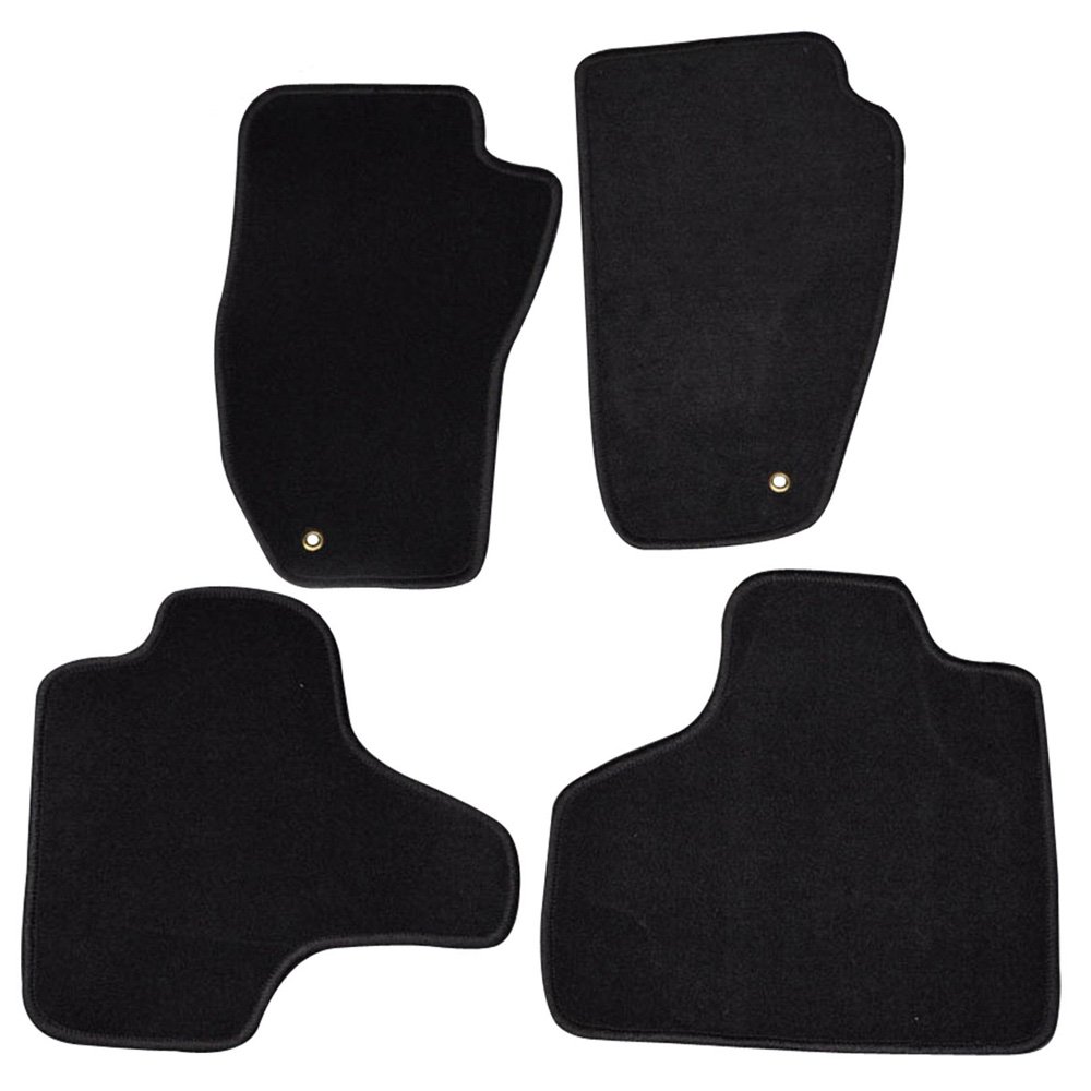 IKON MOTORSPORTS Custom Fit Floor Mats for 2008-2013 Jeep Liberty (4-Door) - Front & Rear All-Weather Nylon Car Mats | Perfect for Off-Roading, Daily Commuting & Interior Protection