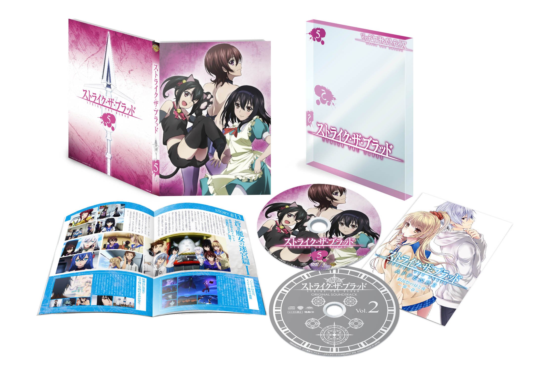 Strike The Blood 5 Anime DVD + CD Limited Edition (Japan Import) - Collector's Item for Anime Fans | Perfect for Home Entertainment & Gift Giving