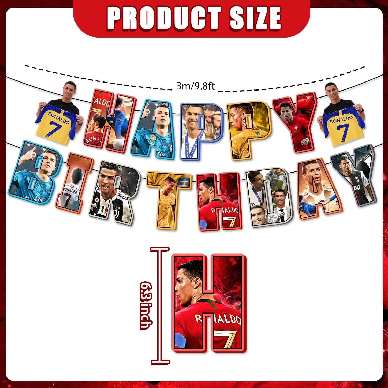 Football Superstar Birthday Party Decorations Set - Soccer Banner, Balloons, Cake Topper & Party Favors for Kids | Perfect for Soccer Themed Birthday Celebrations & Sports Fan Parties