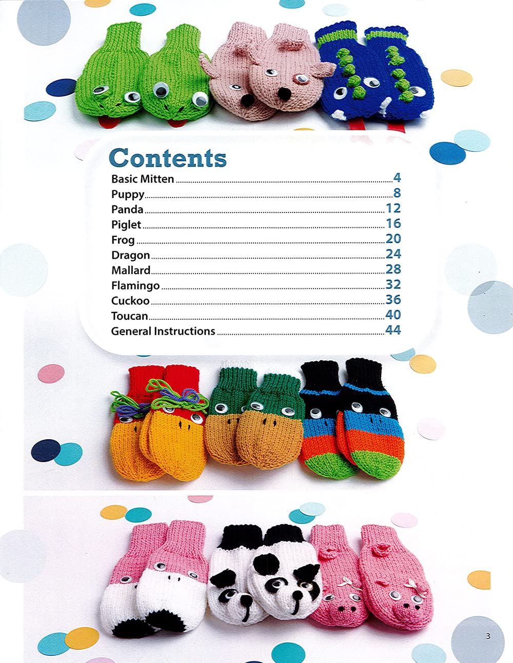 Leisure Arts Puppet Mittens Knitting Book - DIY Hand Puppet Patterns for Kids & Adults - Perfect for Crafting, Gifts & Storytelling Activities