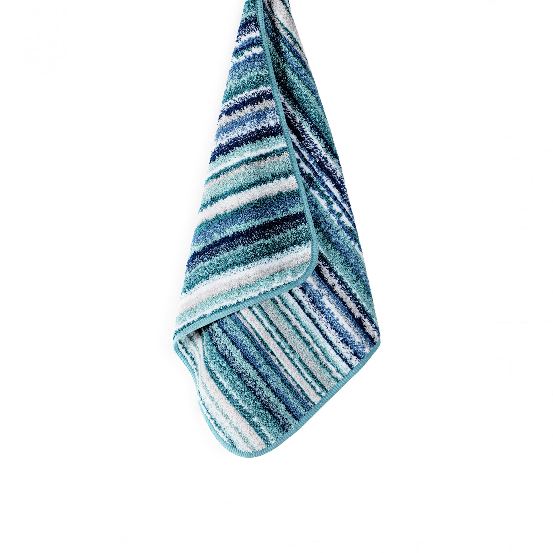 Graccioza Venice Luxury Bath Towel 28x55 Inches - Premium Striped Extra Large Bathroom Towels - Super Absorbent & Quick Dry Combed Cotton, 600 GSM - Soft Spa & Face Towel for Bath, Pool & Beach - Baltic Collection