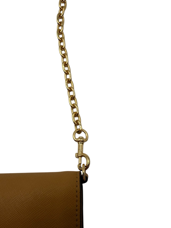 Tory Burch Saffiano Leather Wallet on Chain Crossbody Bag - Stylish & Compact for Everyday Use, Travel, and Parties