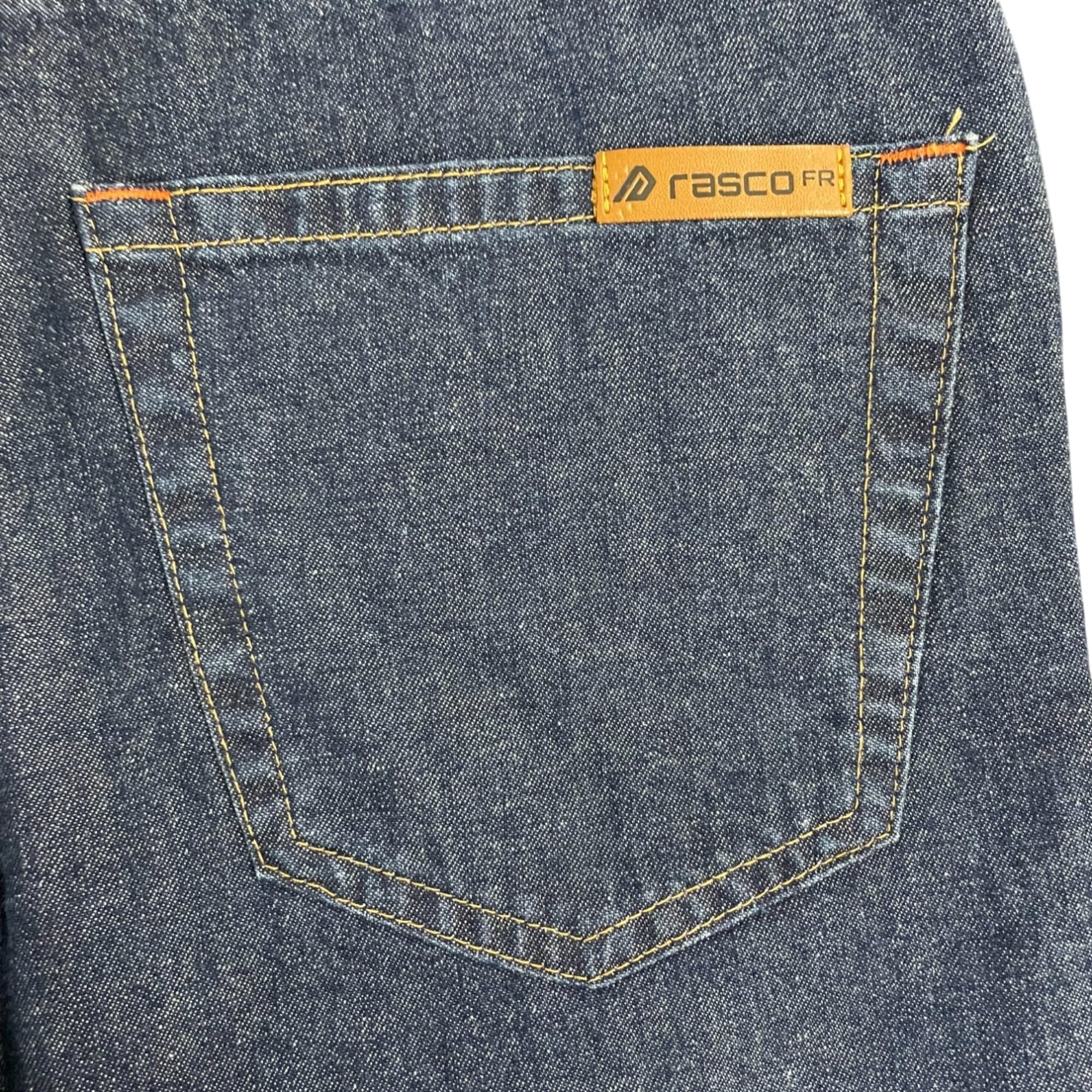 Rasco FR Classic Fit Jeans for Men - Comfortable Flame Resistant Denim Work Pants for Construction, Oilfield & Industrial Safety