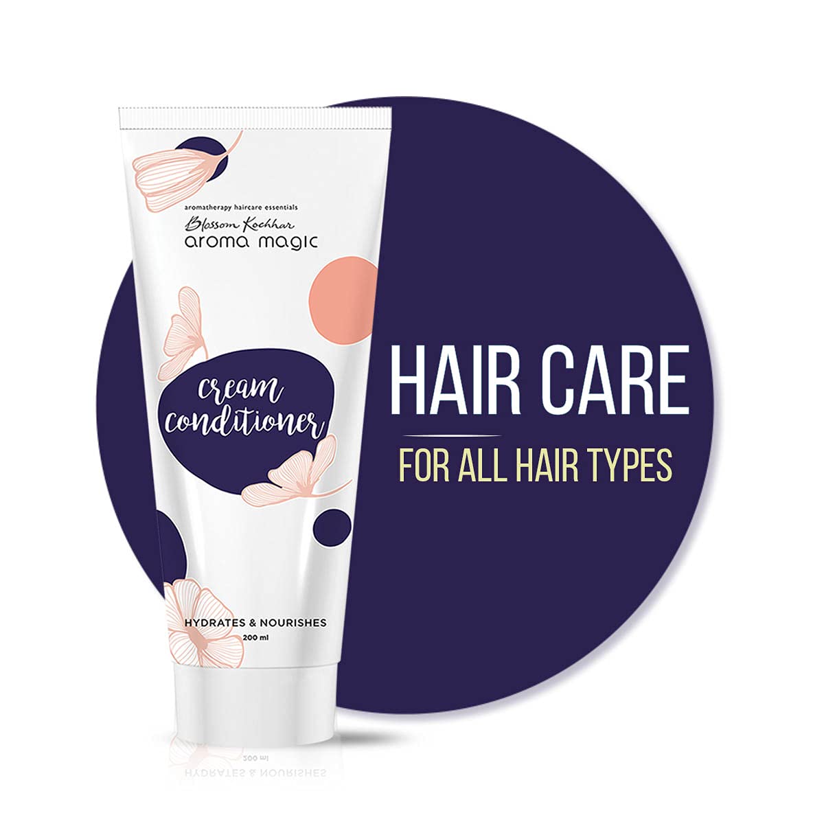 Aroma Magic Cream Conditioner for Split Ends, Dry Scalp & Dull Hair – Rosemary & Argan Oil Hair Treatment with Green Tea, Carrot Seed & Aloe Vera | Promotes Hair Growth & Adds Shine | 200ml | Perfect for Daily Hair Care & Salon-Quality Results at Home