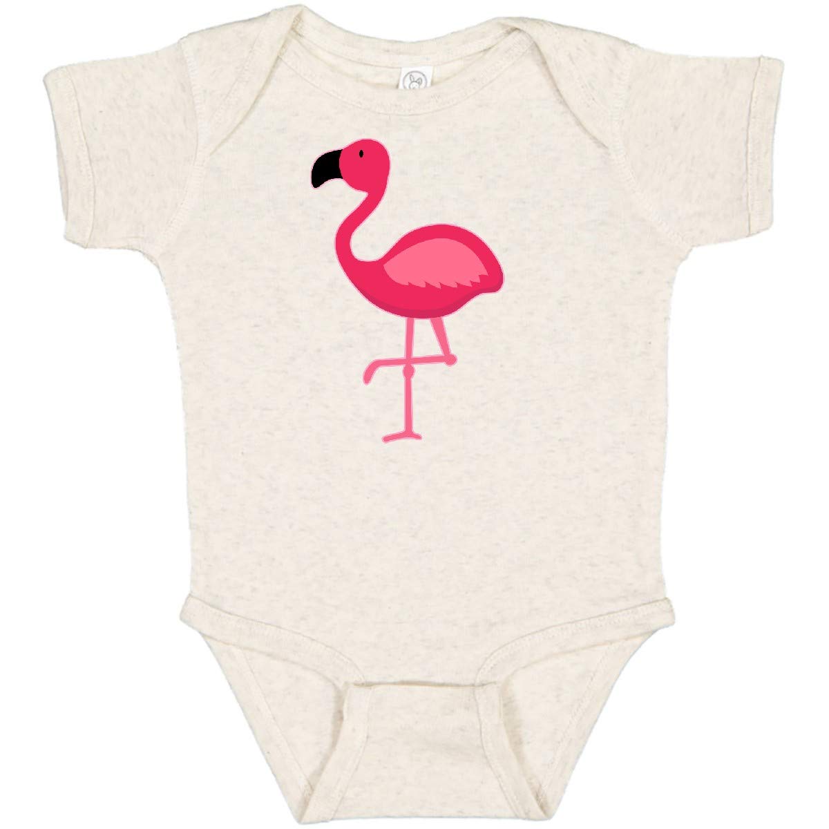 Inktastic Pink Flamingo Baby Bodysuit - Soft Cotton Onesie for Newborns & Infants - Cute Animal Print Outfit for Baby Girls & Boys - Perfect for Playdates, Photo Shoots & Everyday Wear