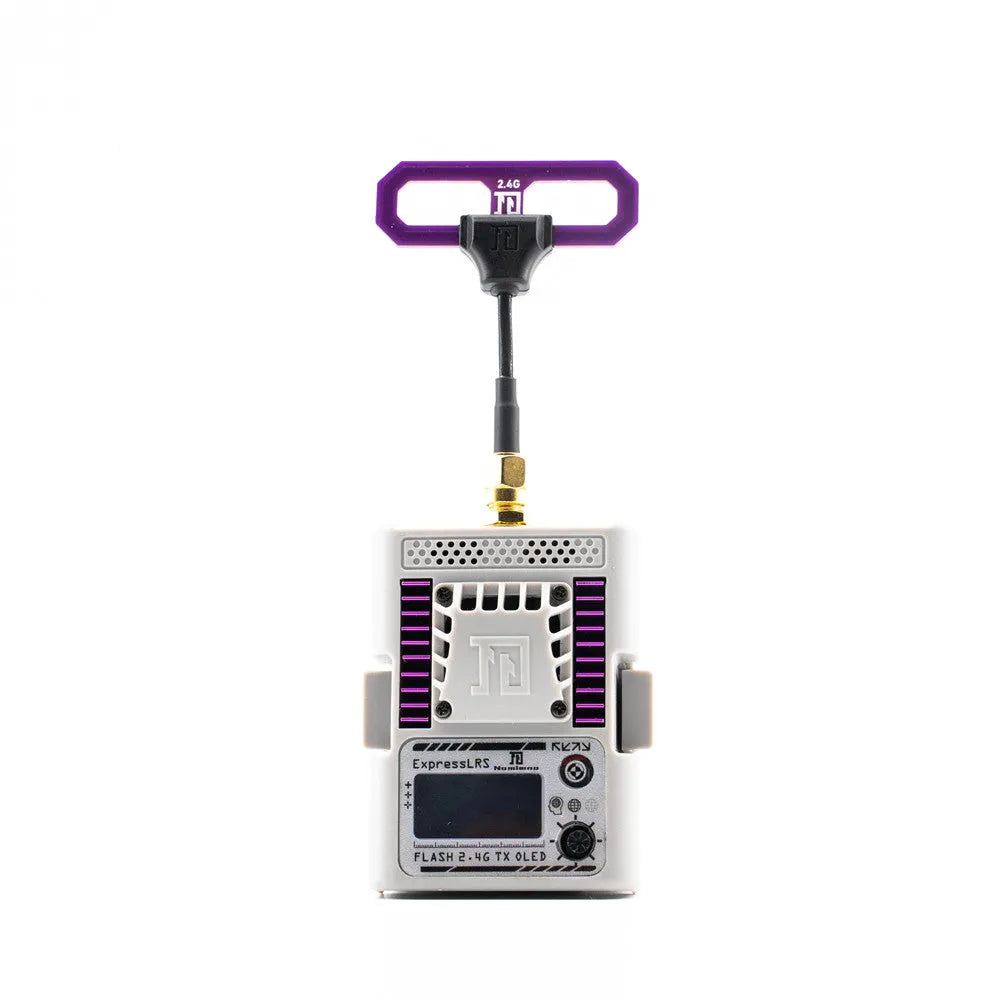 NamimnoRC 2.4GHz Flash TX Module with 2.4GHz Loop Antenna & ELRS 2.4G Flash Nano Receiver - High Performance RC Drone & FPV Racing Accessory for Long Range Control