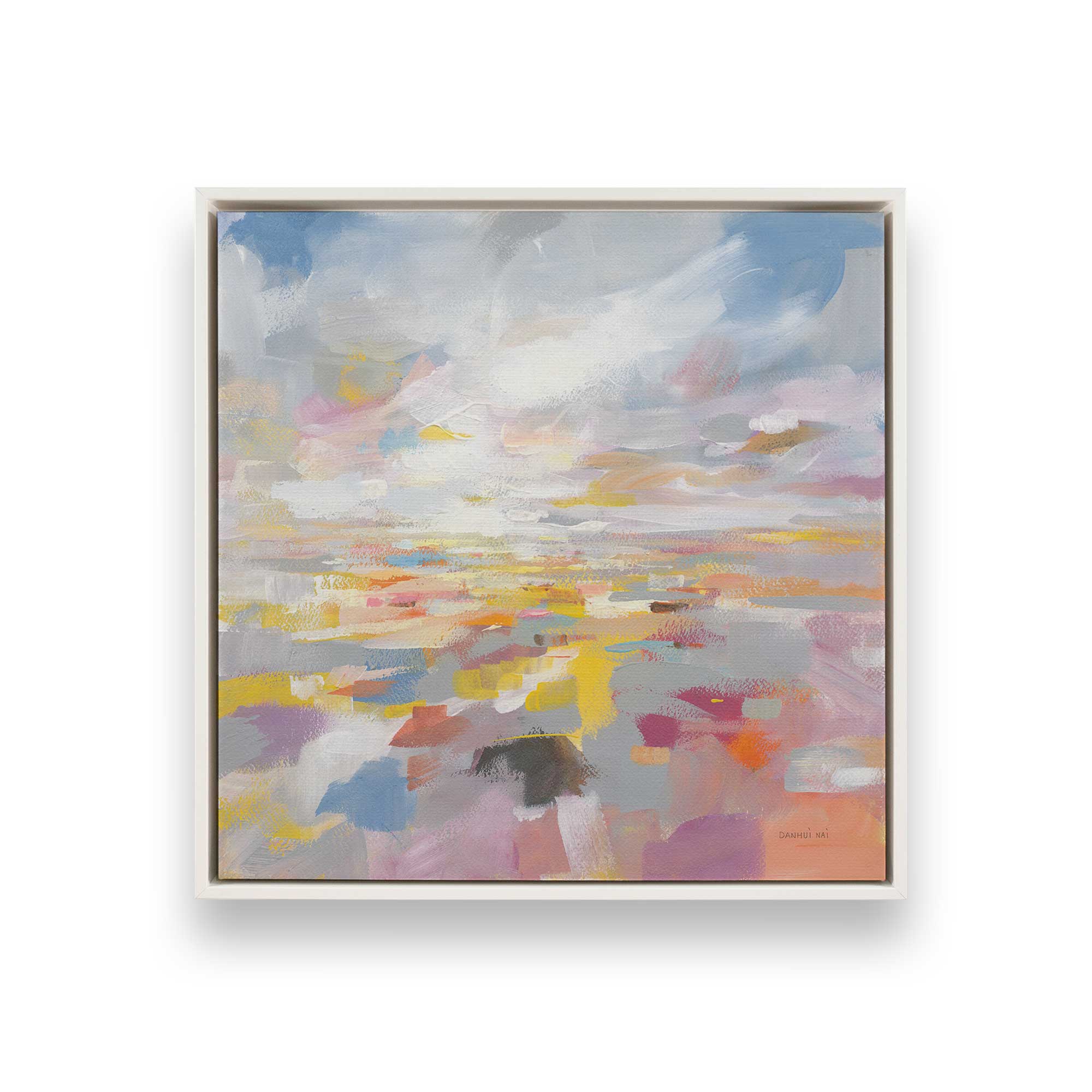 Dreamy Evening Abstract Canvas Wall Art - Modern Home Decor for Living Room, Bedroom & Office