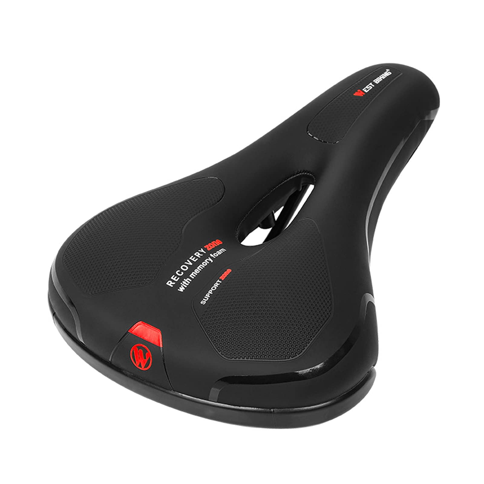 Comfort Bike Seat - High Density Memory Foam Bicycle Saddle Replacement with Shock Absorption, Waterproof & Breathable Design - Perfect for City, Mountain, Road & Folding Bikes - Ideal for Commuting, Leisure Riding & Long-Distance Cycling