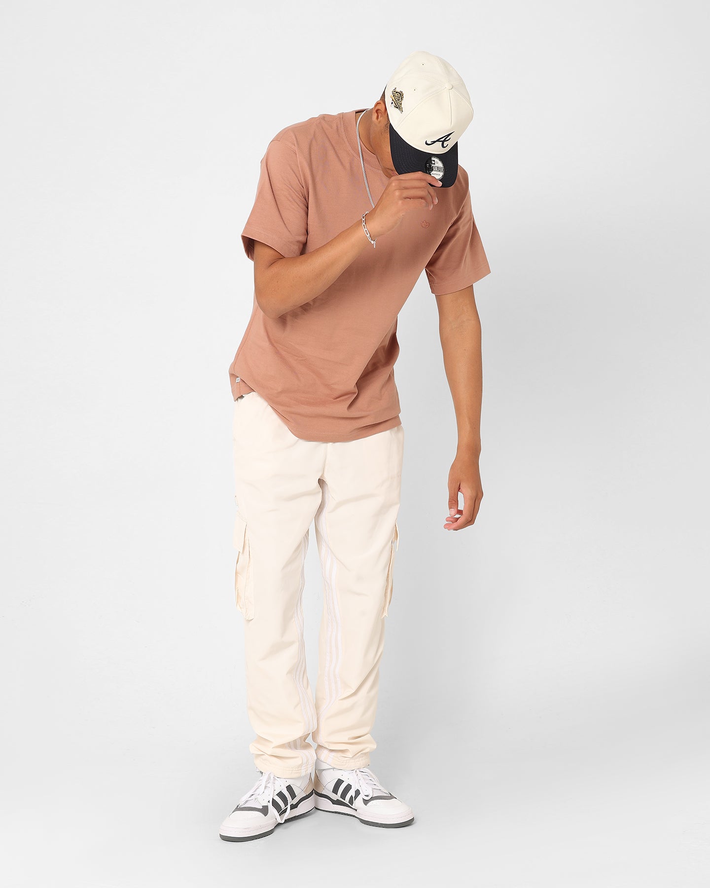 Adidas Adicolor Contempo T-Shirt for Men - Clay Strata Color Casual Tee for Streetwear & Everyday Outfits