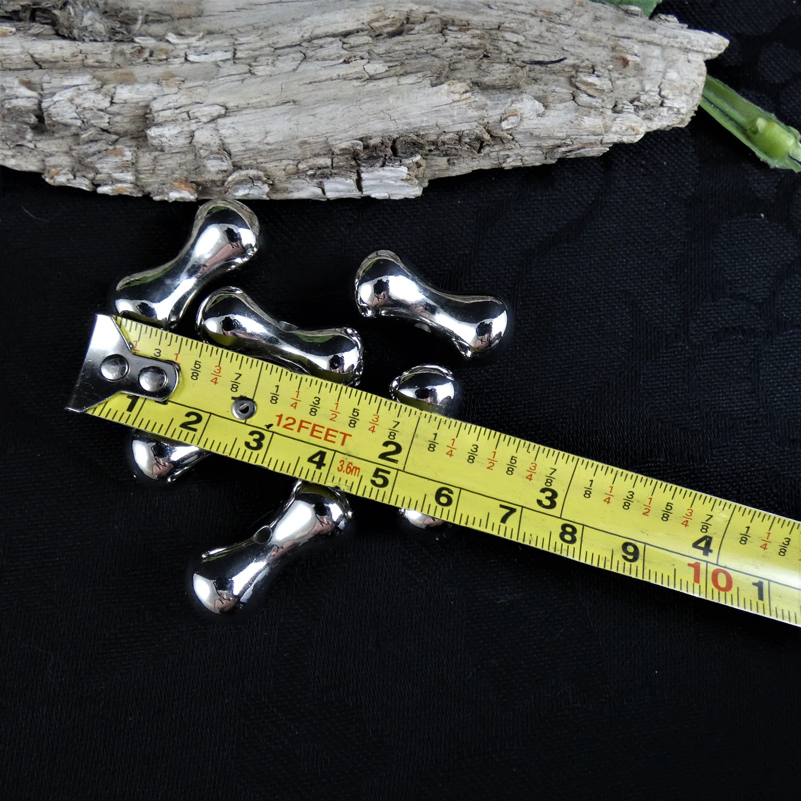 Bone Shaped Beads for Jewelry Making - Natural Wooden Beads for DIY Necklaces, Bracelets, and Crafts - Perfect for Boho, Hippie, and Animal Lover Style Accessories