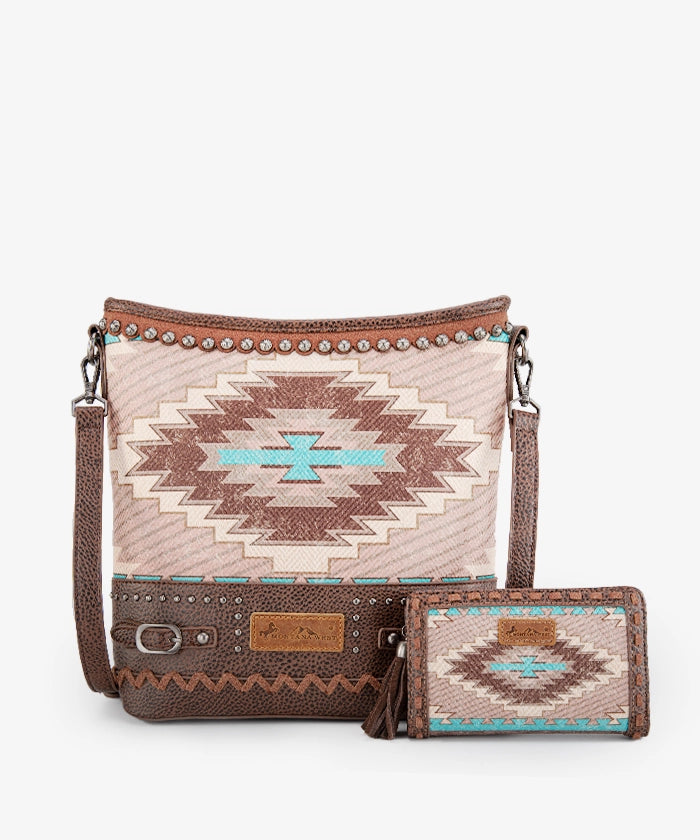 Montana West Aztec Printed Concealed Carry Crossbody Purse for Women - Stylish CCW Handbag with Adjustable Strap for Everyday Use, Travel & Shopping