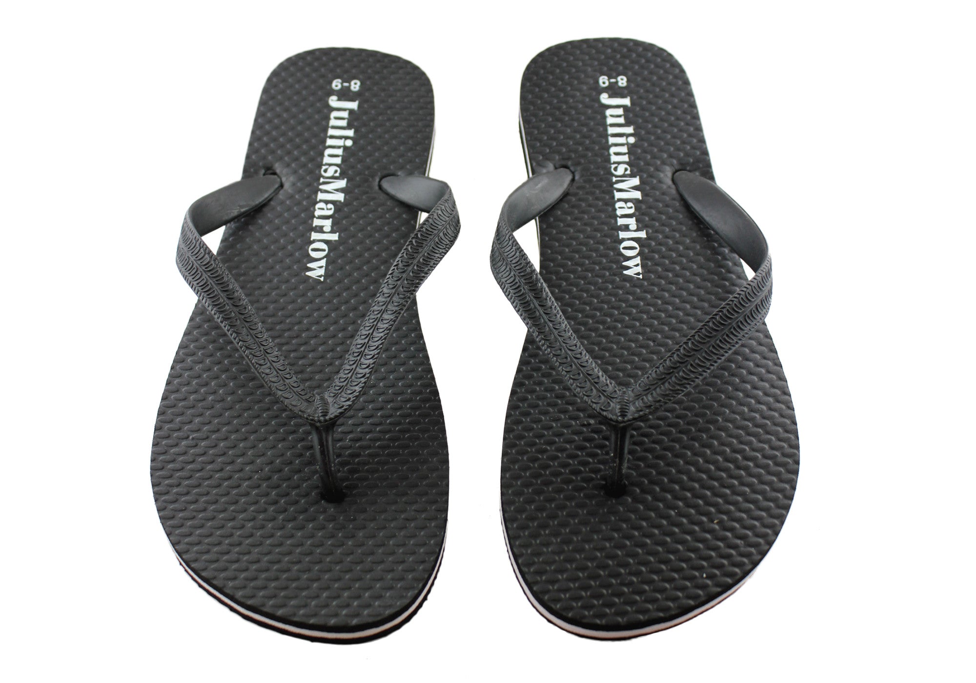 Julius Marlow Men's Rubber Thongs - Comfortable Flip Flops for Beach, Pool & Casual Wear | Slip-Resistant Outdoor Sandals