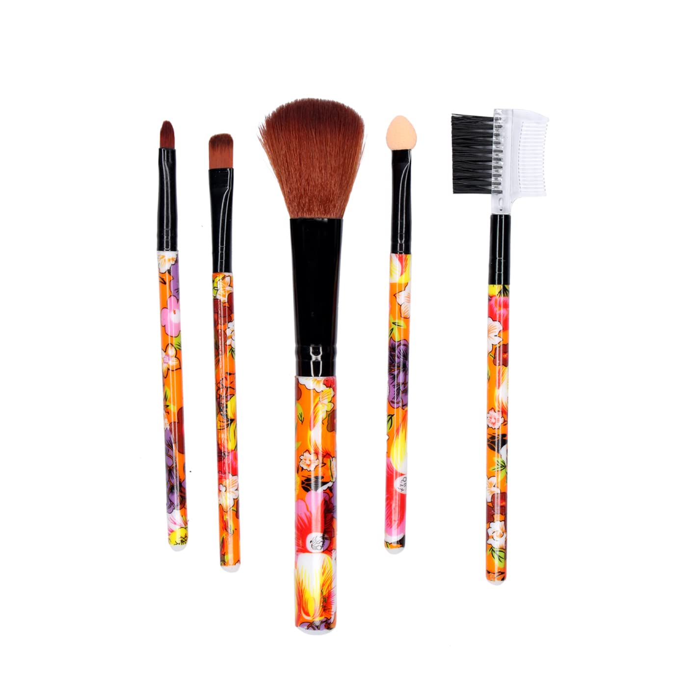 Professional Makeup Brush Set for Women & Girls - 2 Piece Cosmetic Brush Kit for Foundation, Blush, Eyeshadow - Perfect for Travel & Everyday Makeup Application