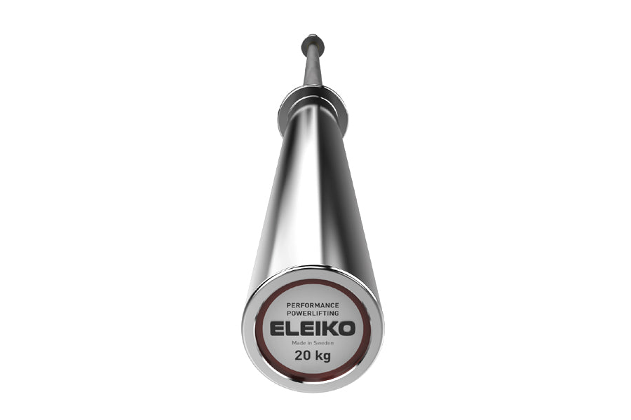 Eleiko Performance Powerlifting Bar - Olympic Weightlifting Bar for Strength Training & Powerlifting - Perfect for Home Gym & CrossFit Workouts