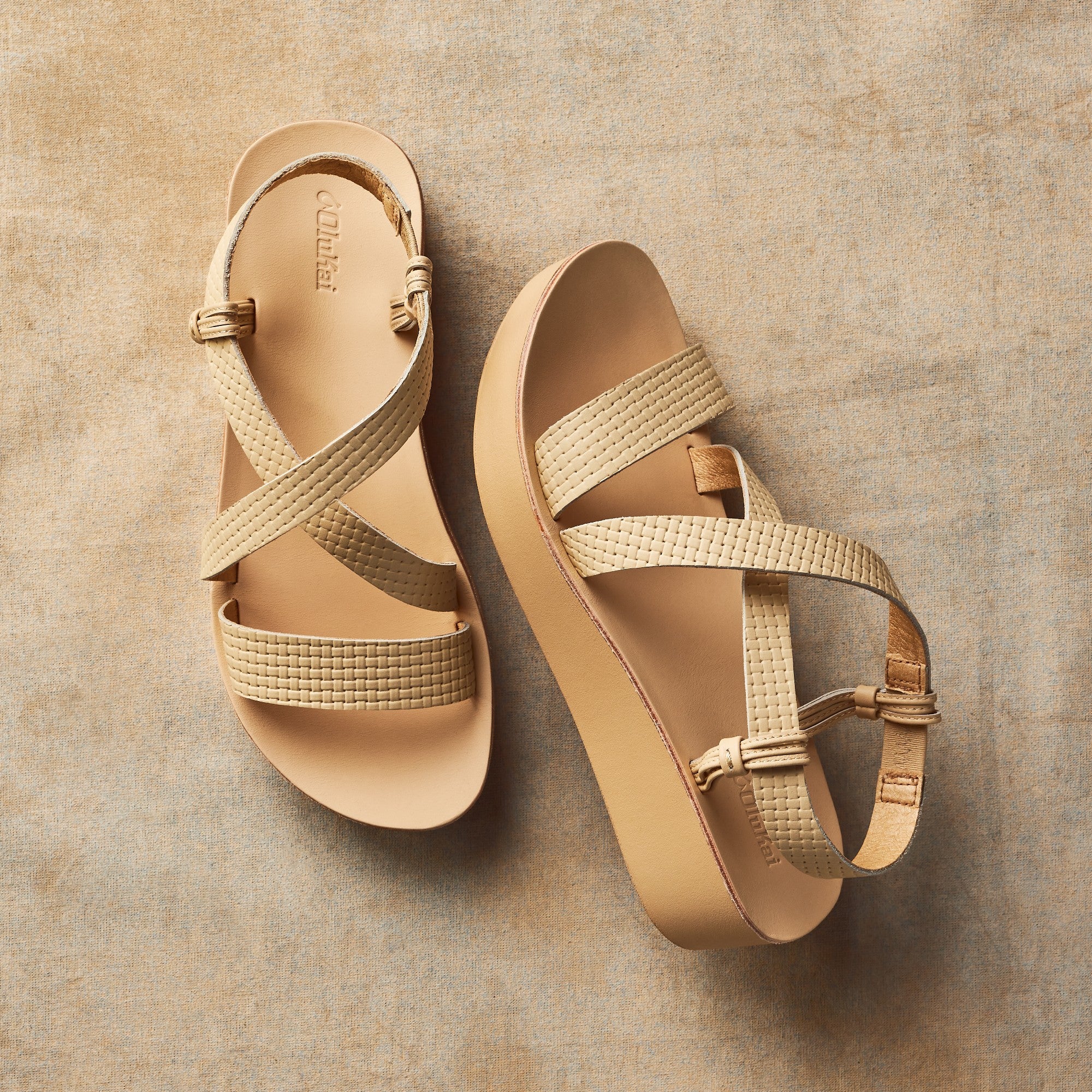 Onohi Strappy Sandals in Warm Beige - Comfortable Women's Summer Shoes for Beach, Vacation & Casual Outfits