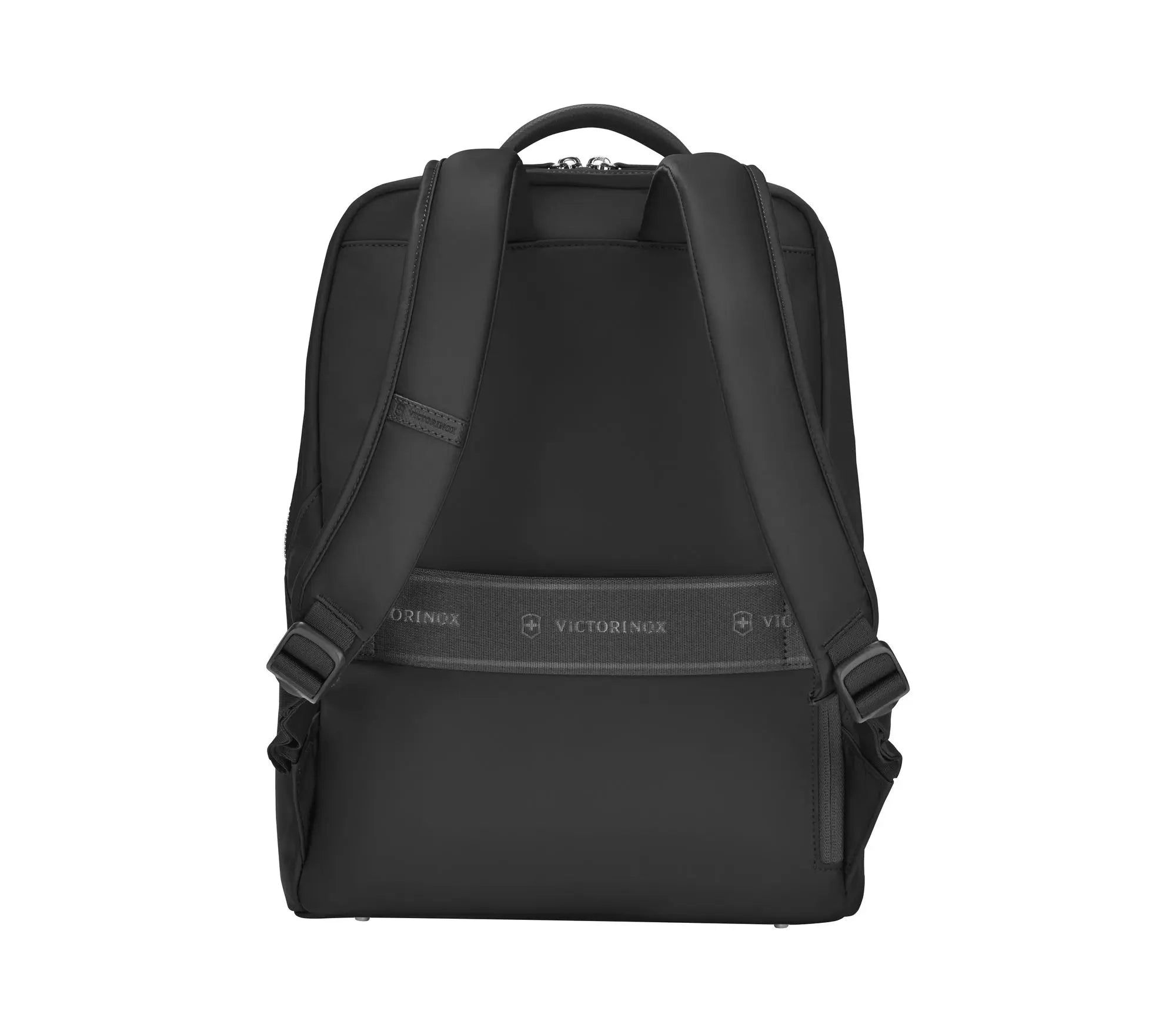 Victoria Signature Compact Backpack 14 Inch Laptop Backpack for Women & Men - Lightweight Travel Daypack, Water-Resistant School College Bag - Perfect for Work, Commuting & Outdoor Adventures (Black)