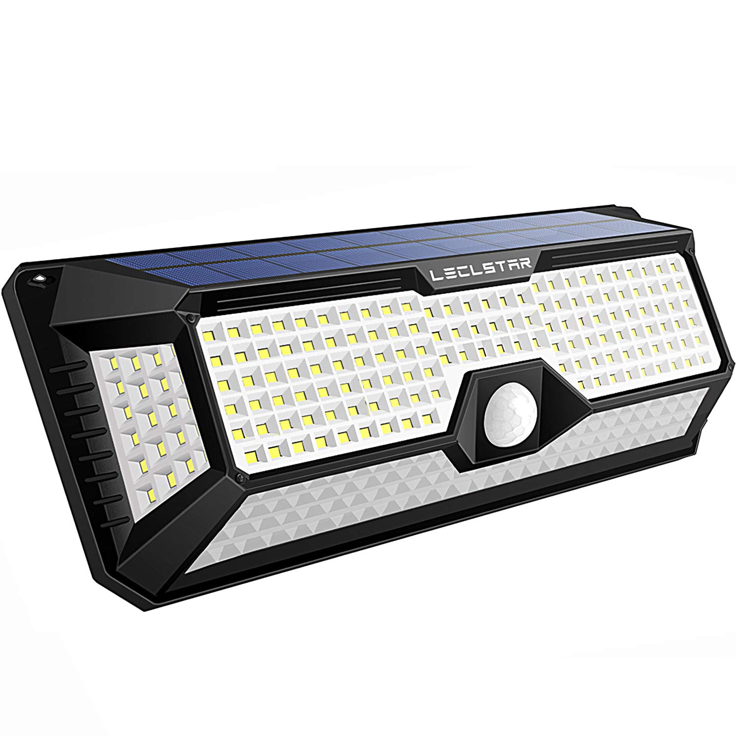 4000LM Solar Outdoor Security Lights with Motion Sensor - 268 Super Bright LEDs, IP65 Waterproof, Wireless Wall Lights with 3 Modes & Wide 120° Angle (1 Pack) - Perfect for Driveway, Garden, Patio, and Backyard Lighting