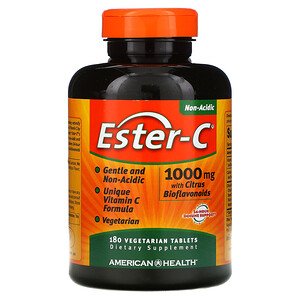 Ester C 1000mg with Citrus Bioflavonoids - 90 Capsules | Immune Support Supplement for Adults | Daily Vitamin C Boost for Wellness & Energy