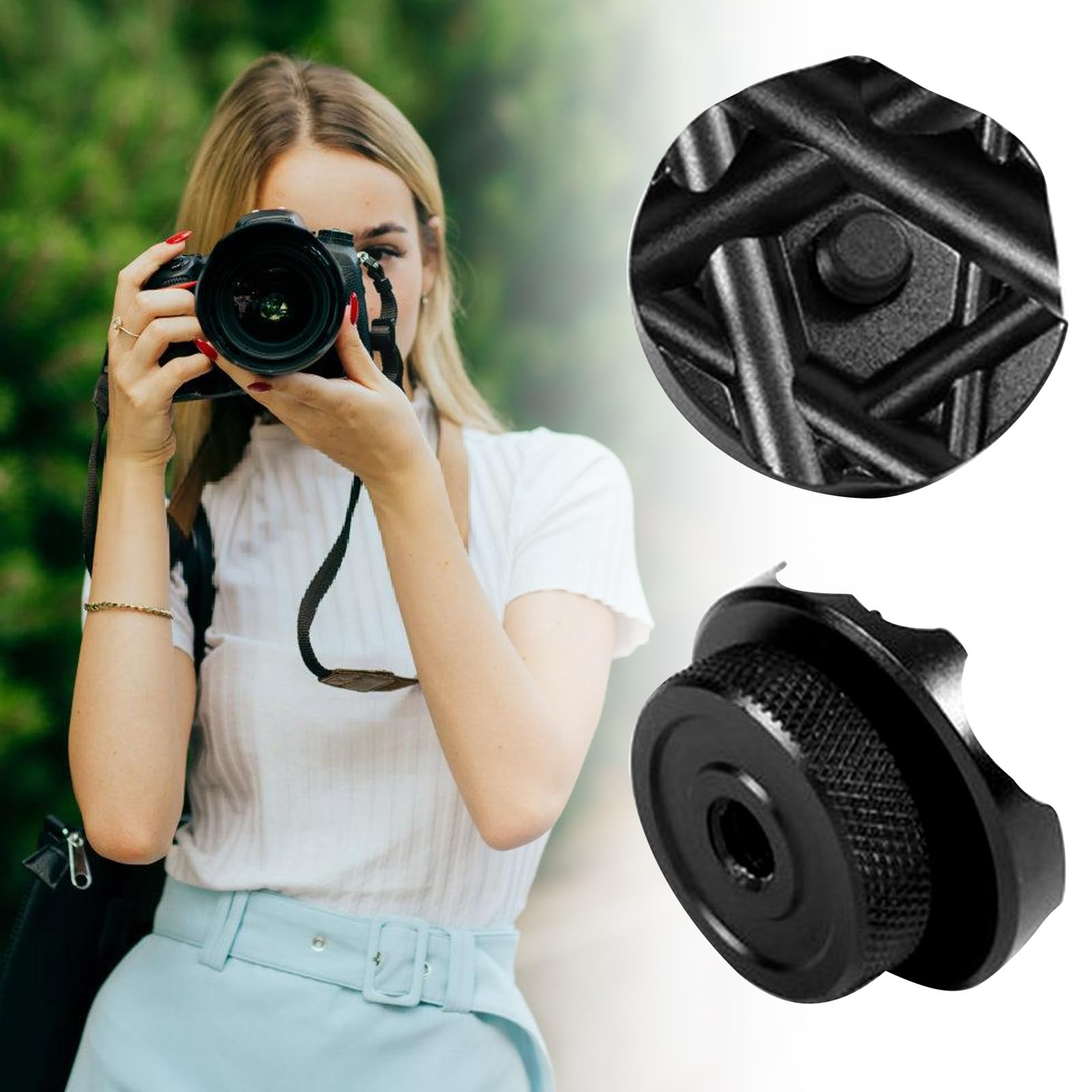 Adjustable Aluminum Alloy DSLR Camera Cable Clamp - Secure Wire Holder for Microphones & Equipment | Perfect for Studio, Vlogging & Photography