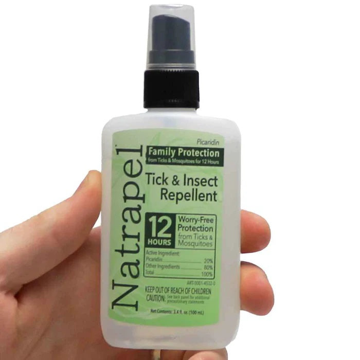 Natrapel Icaridin 100mL Insect Repellent Spray - DEET-Free, Long-Lasting Protection Against Mosquitoes, Ticks & Bugs - Perfect for Camping, Hiking & Outdoor Activities