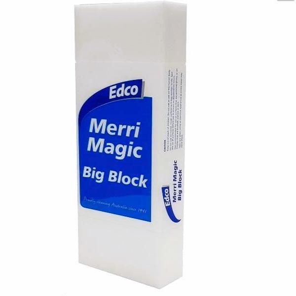 Edco Merri Magic Sponge Long - Extra Large Cleaning Sponge for Kitchen, Bathroom & Household - Removes Tough Stains & Scratches - Perfect for Dishes, Countertops, Tiles & More