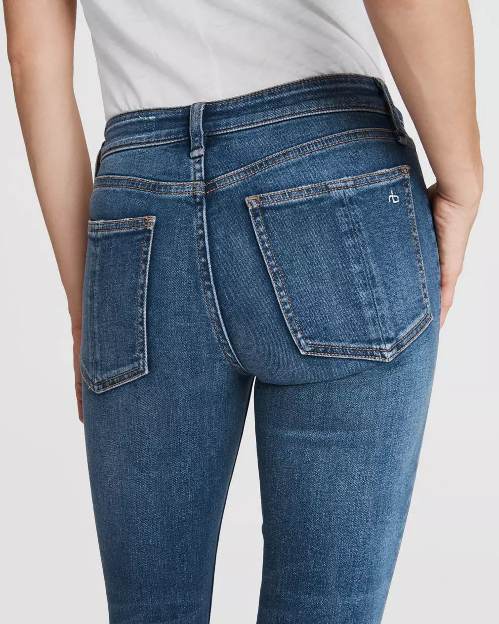 Cate Mid Rise Skinny Jeans for Women - Stretch Denim Pants, Comfortable & Trendy Clover Wash | Perfect for Casual Wear, Office & Night Out