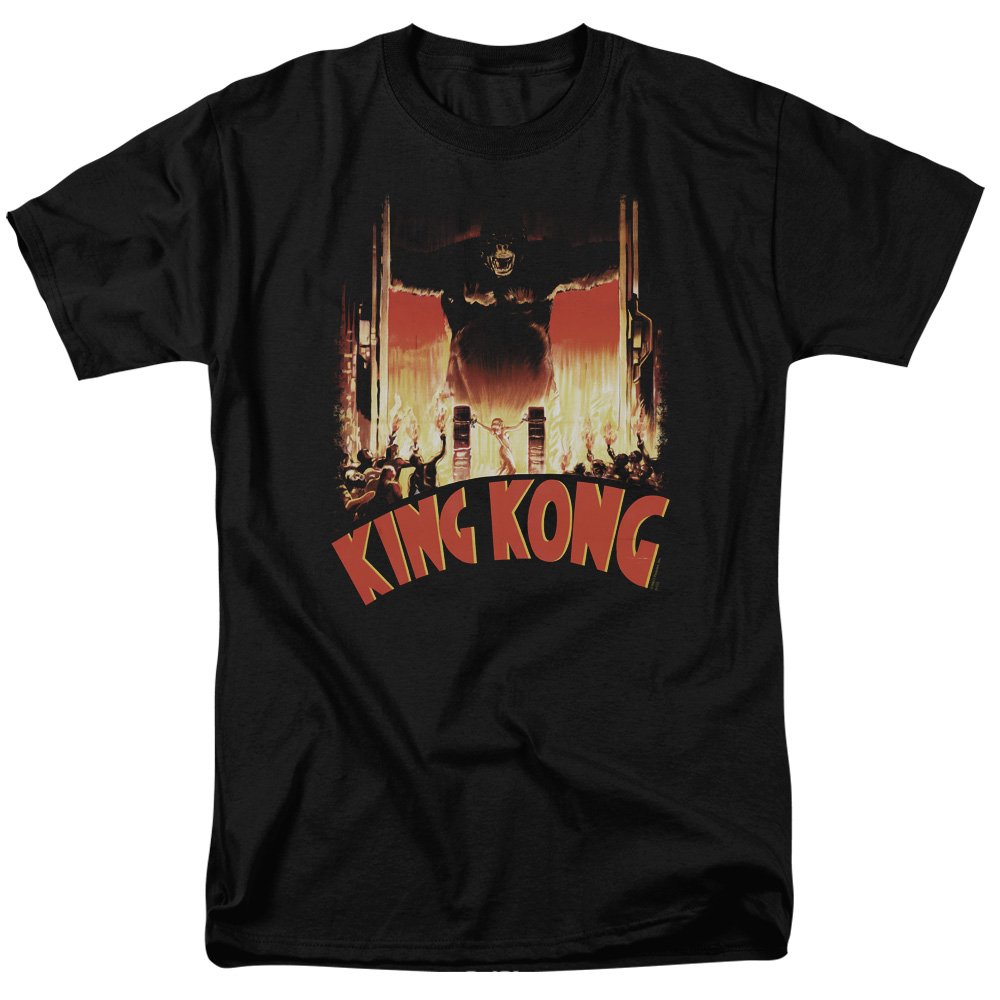 King Kong at The Gates Graphic T-Shirt - Unisex Adult Tee for Men & Women | Casual Wear, Movie Fan Gift, Pop Culture Apparel