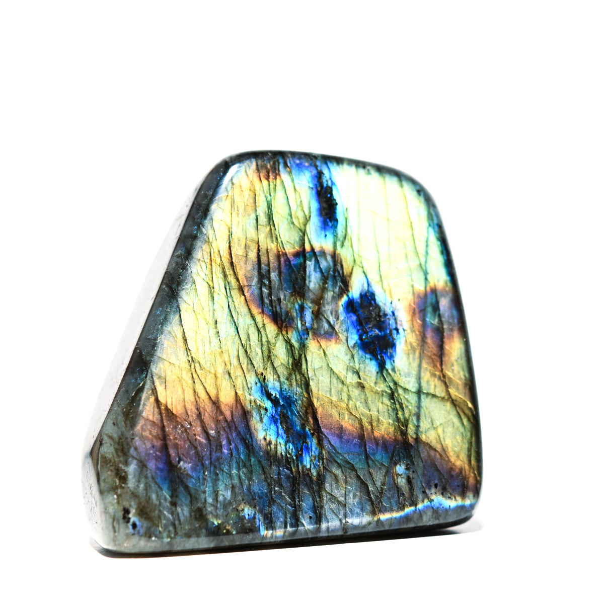 Natural Labradorite Free Form Polished Stone - Healing Crystal for Meditation, Home Decor & Jewelry Making | Spiritual Energy & Chakra Balancing