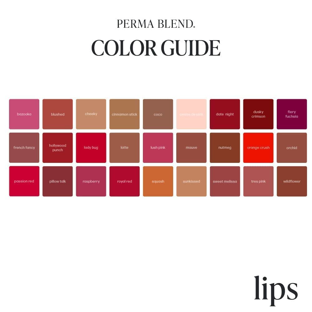 Perma Blend Permanent Lip Makeup - Dusky Crimson 0.5oz for Tattoo Artists