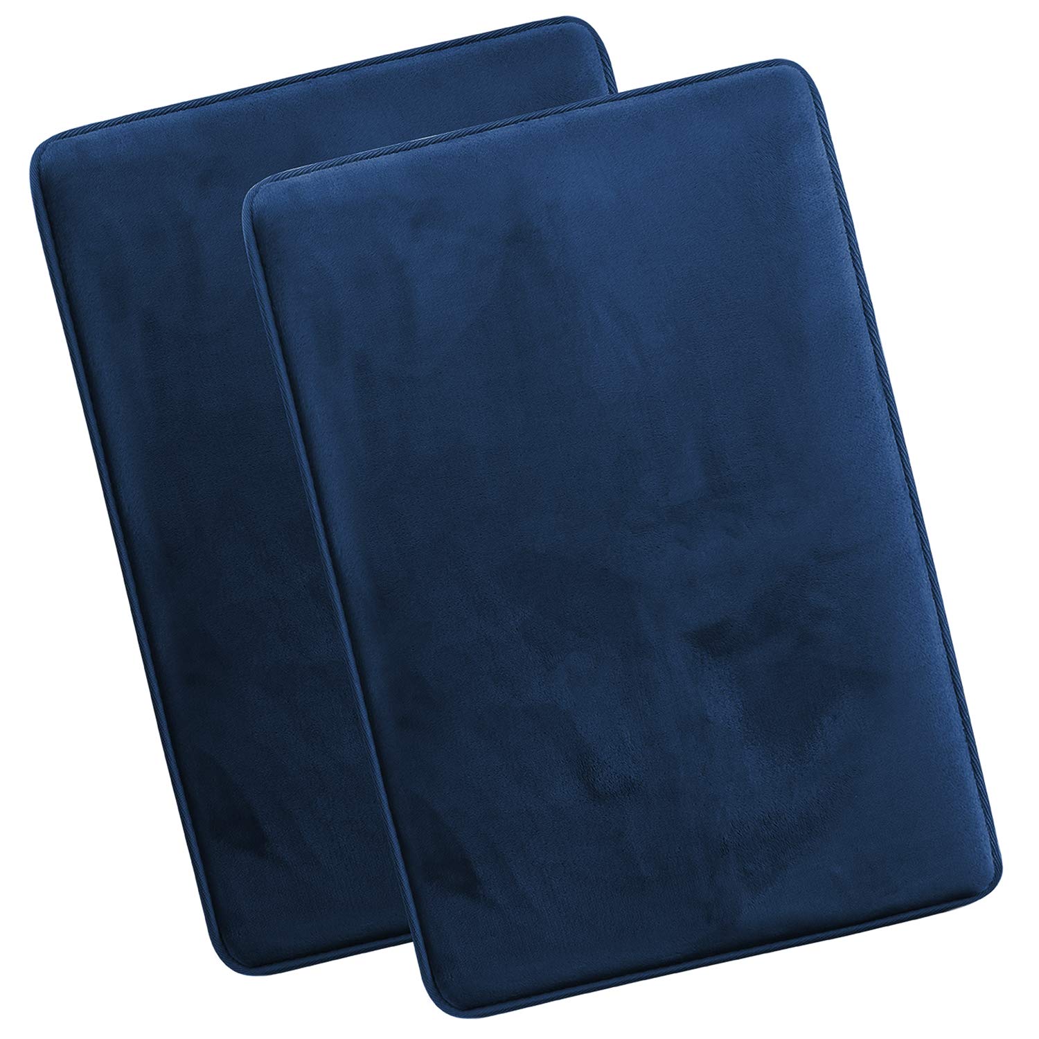 Clara Clark Memory Foam Bath Mat Set of 2 - Non-Slip, Super Absorbent & Fast Drying Bathroom Rugs - 20