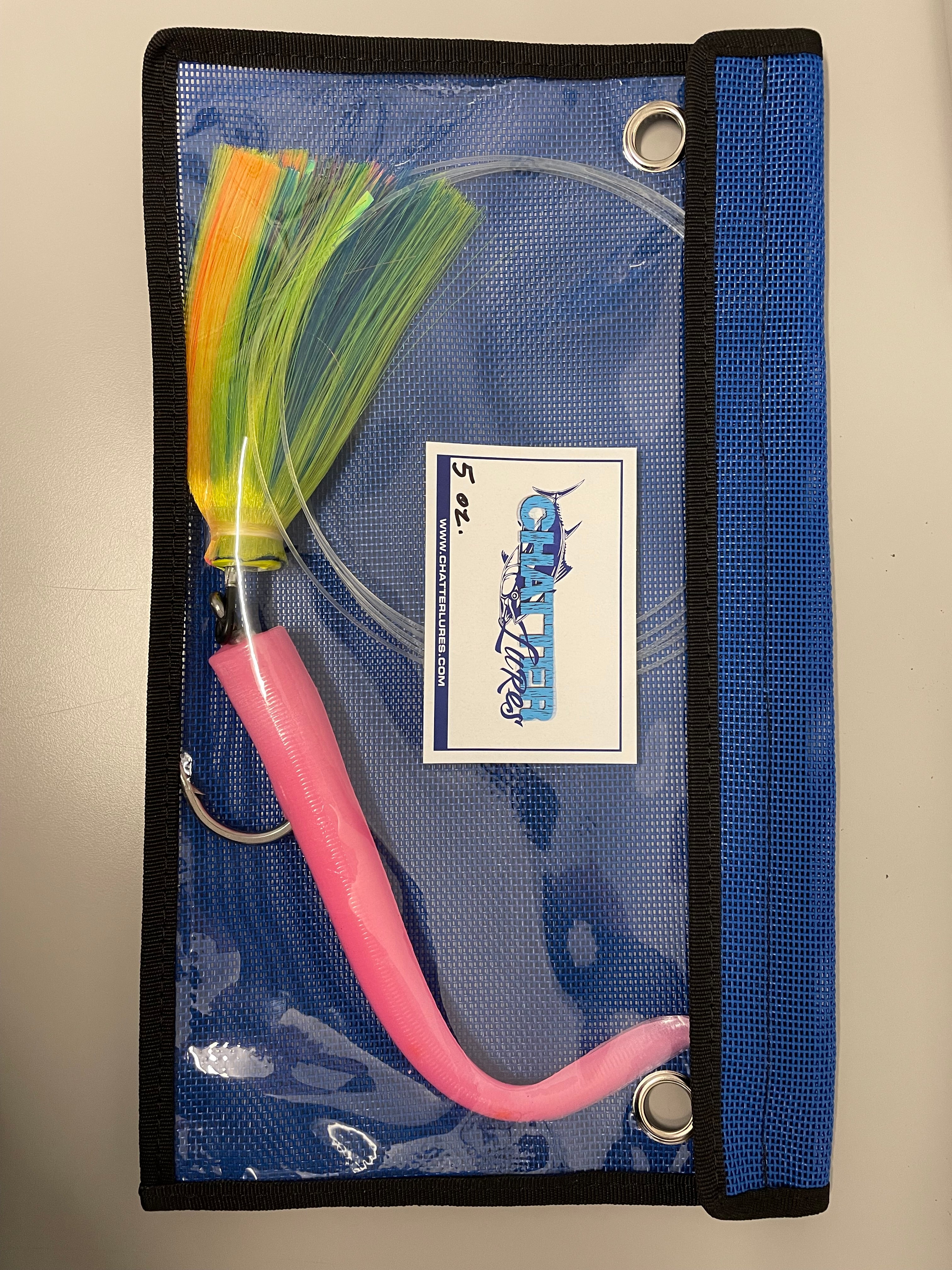 Chatter Lures RonZ Rigged Joe Shute Skirted Trolling Lures - Premium Saltwater Fishing Lures for Offshore & Inshore Game Fish - Perfect for Trolling, Casting & Jigging