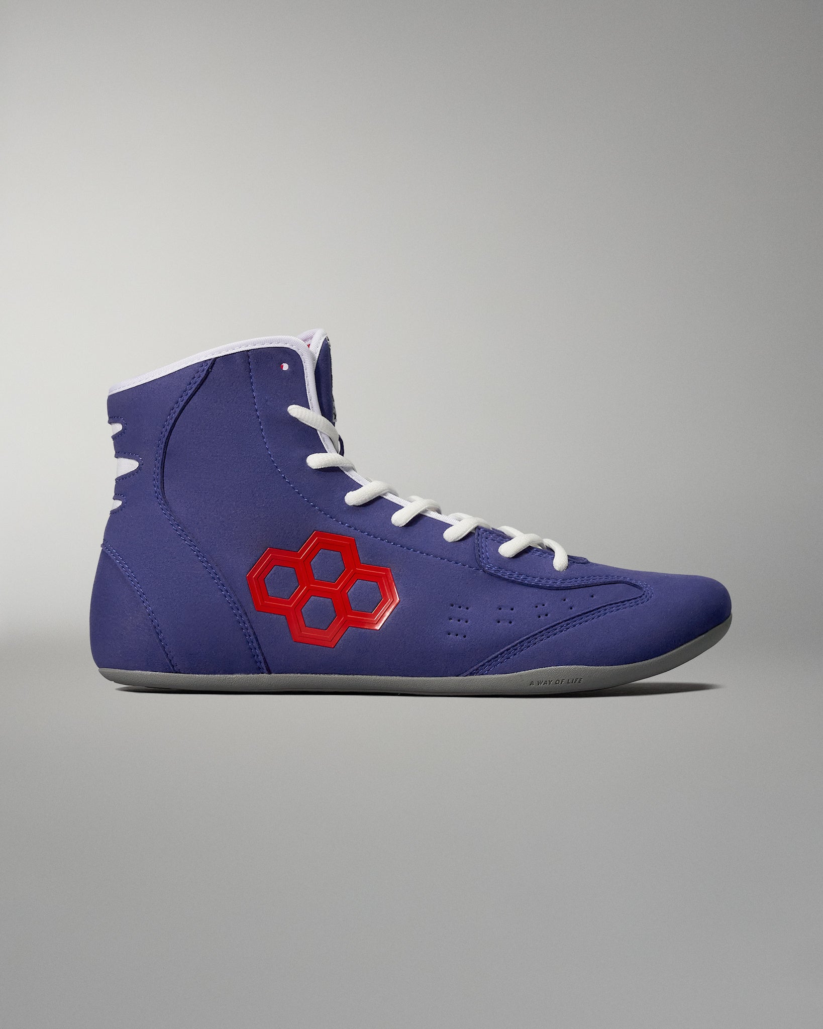 RUDIS International Adult Wrestling Shoes - Royal Blue - Lightweight & Durable for Competition & Training - Perfect for High School, College & Pro Wrestlers