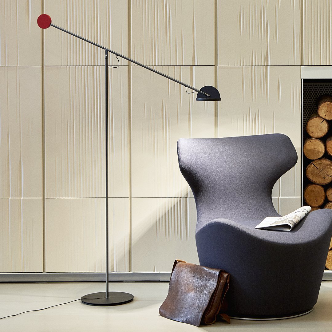 Modern Copernica P LED Floor Lamp - Adjustable Brightness & Color Temperature for Living Room, Bedroom, or Office Lighting
