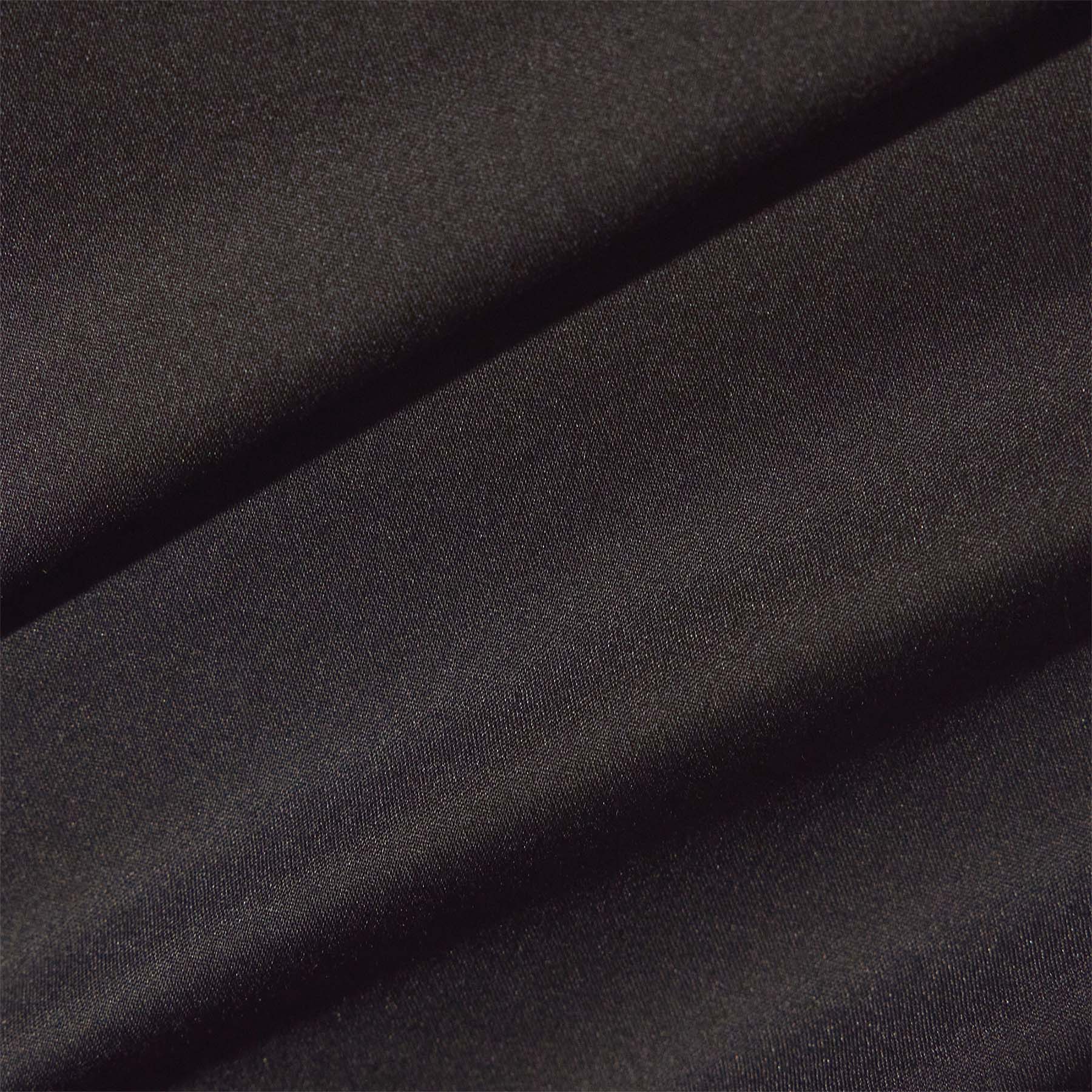 Matte Stretch Poplin Dress Shirt for Men - Slim Fit Business Casual Button Down Shirt - Black - Perfect for Office, Wedding & Formal Events