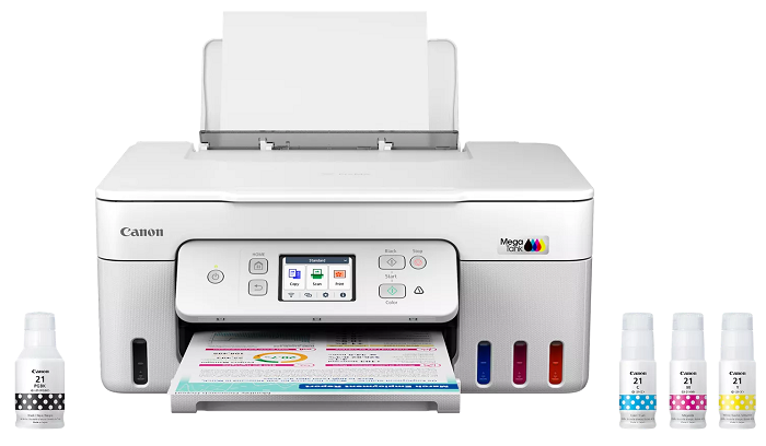 Canon MegaTank PIXMA G3290 Wireless All-in-One Printer with Ink Tank System - Print, Scan, Copy for Home Office & Small Business Use