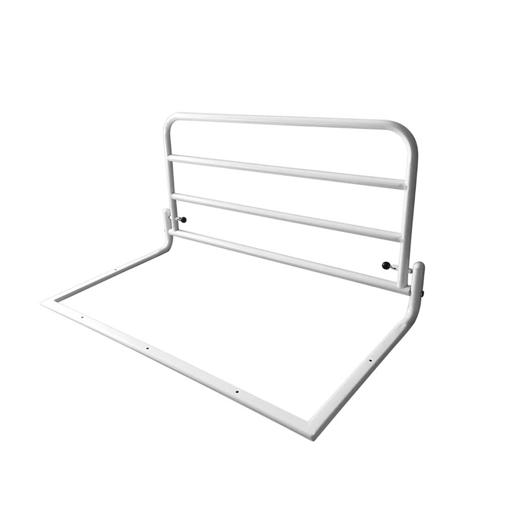 Foldable Bed Rail for Elderly Adults - Adjustable Bed Assist Handle with Safety Lock - Home Bed Railing for Seniors & Disabled (24