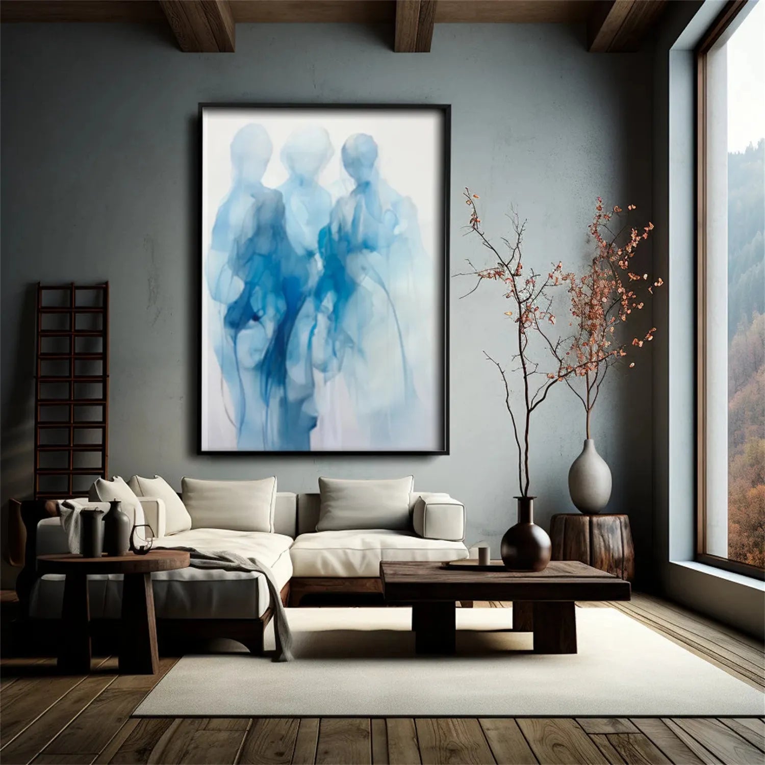 Abstract Painting #AB 160 - Modern Wall Art for Home & Office Decor - Perfect for Living Room, Bedroom, or Workspace