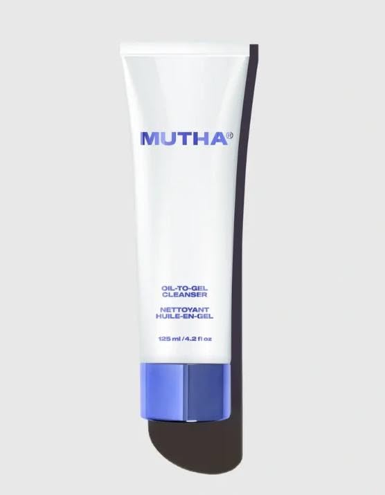 MUTHA Oil-to-Gel Cleanser for Face & Body - 4.2 Fl Oz Gentle Hydrating Facial Wash with Natural Ingredients - Perfect for Daily Skincare Routine & Travel Size Beauty Essentials