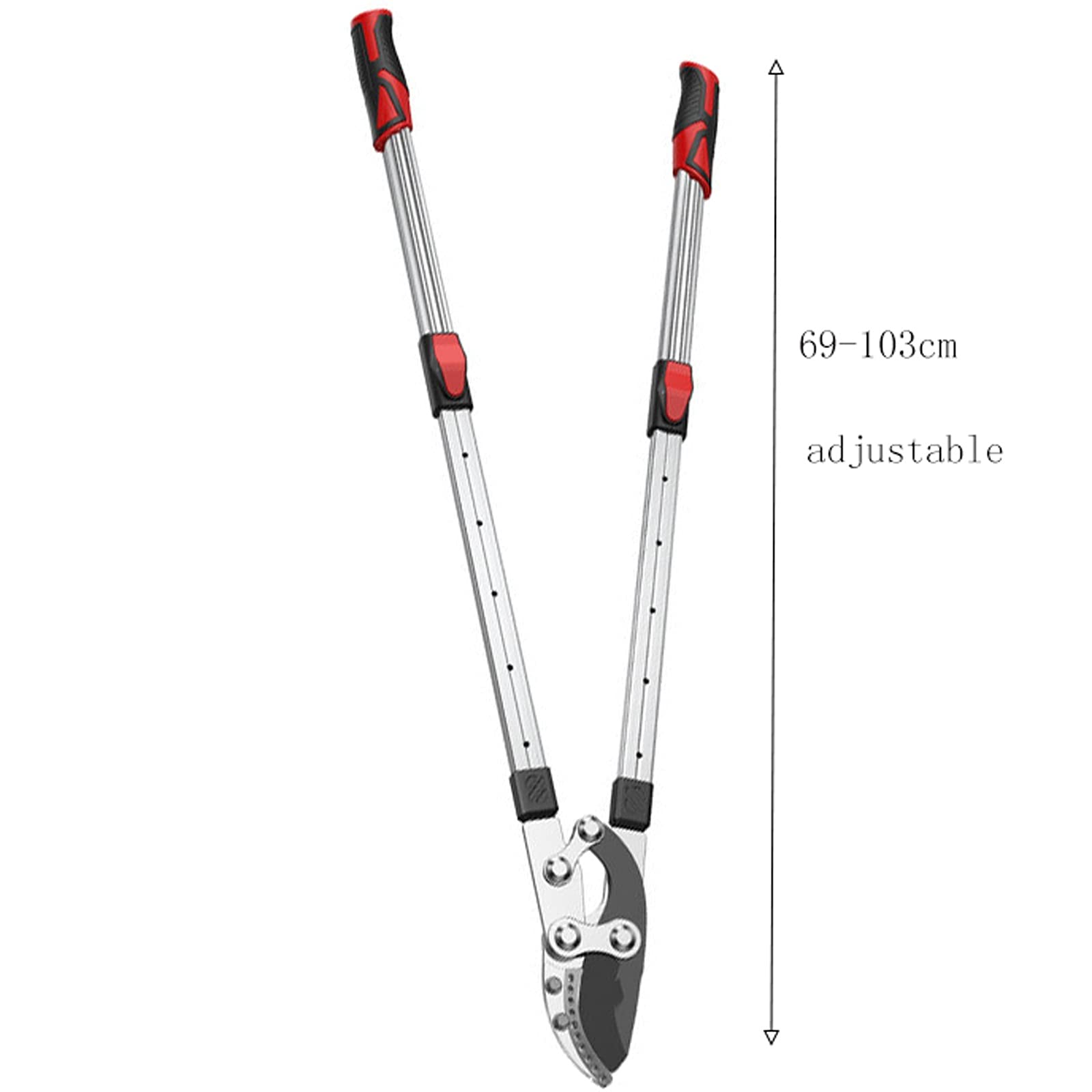Heavy Duty Telescopic Fruit Tree Pruning Shears - Professional Garden Branch Cutter for Thick Stems & Flower Trimming - Ideal for Gardening, Landscaping & Orchard Maintenance