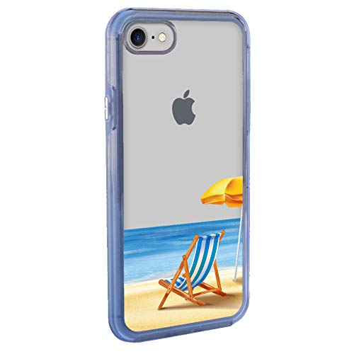 Guard Dog iPhone 7/8/SE Clear Case - Beach Design for Summer Outings