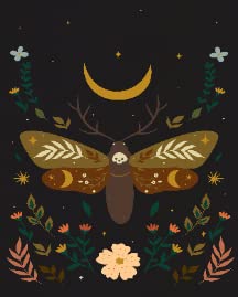Moth in Boho Style