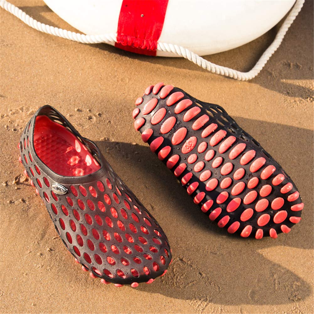 LEADER SHOW ® Men's Ultralight Hollow Sandals - Breathable Water Shoes for Summer, Beach, Pool & Outdoor Activities - Comfortable Aqua Shoes for Walking, Swimming & Travel