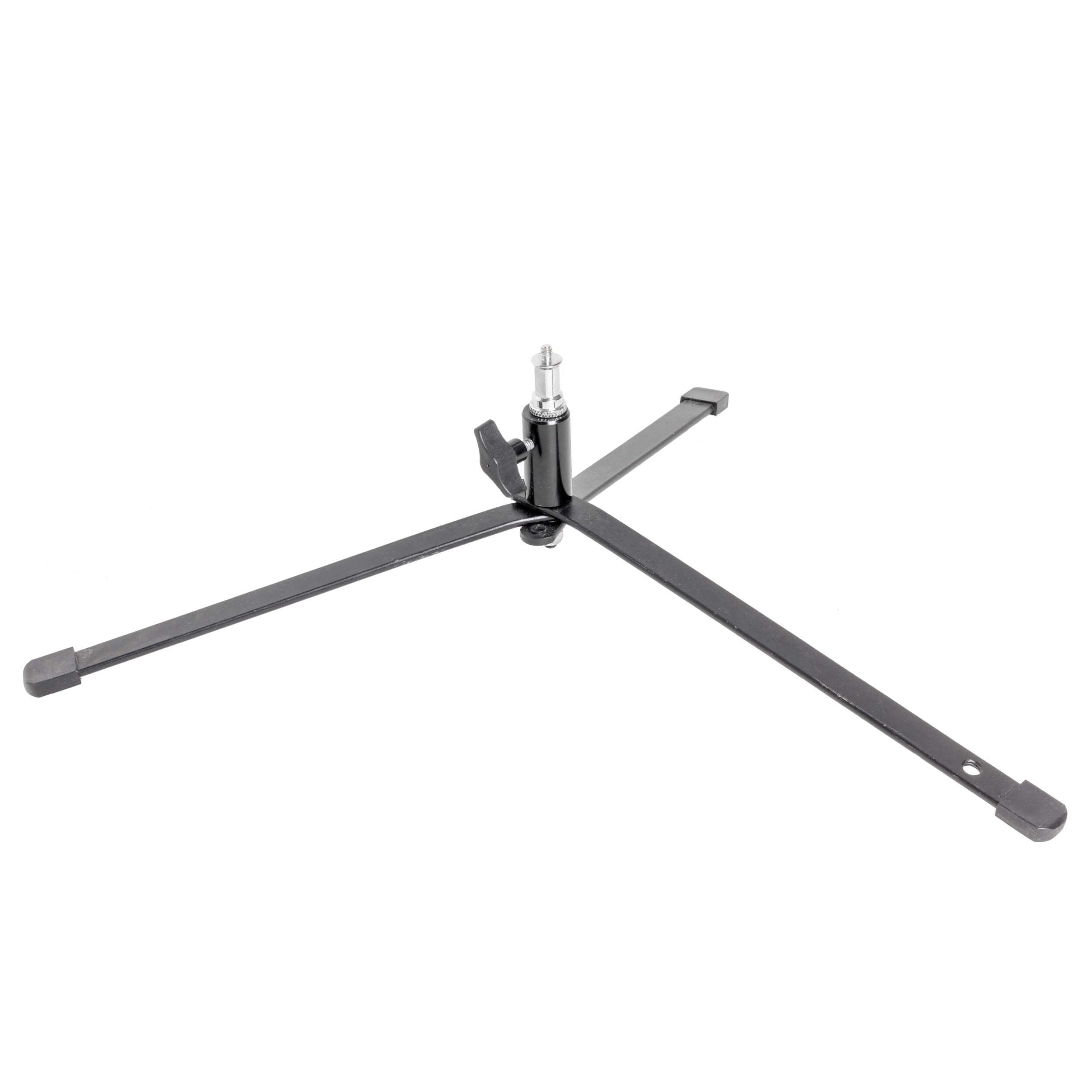 66cm Black Floor Stand Backlight Stand with Extension Arm - Perfect for Photography, Video Lighting, and Studio Setups
