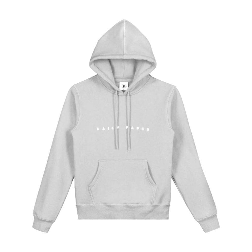 DAILY PAPER ALIAS Hoodie for Men & Women - Grey Cotton Streetwear Pullover | Casual Wear, Urban Fashion, Lounge & Outdoor Activities