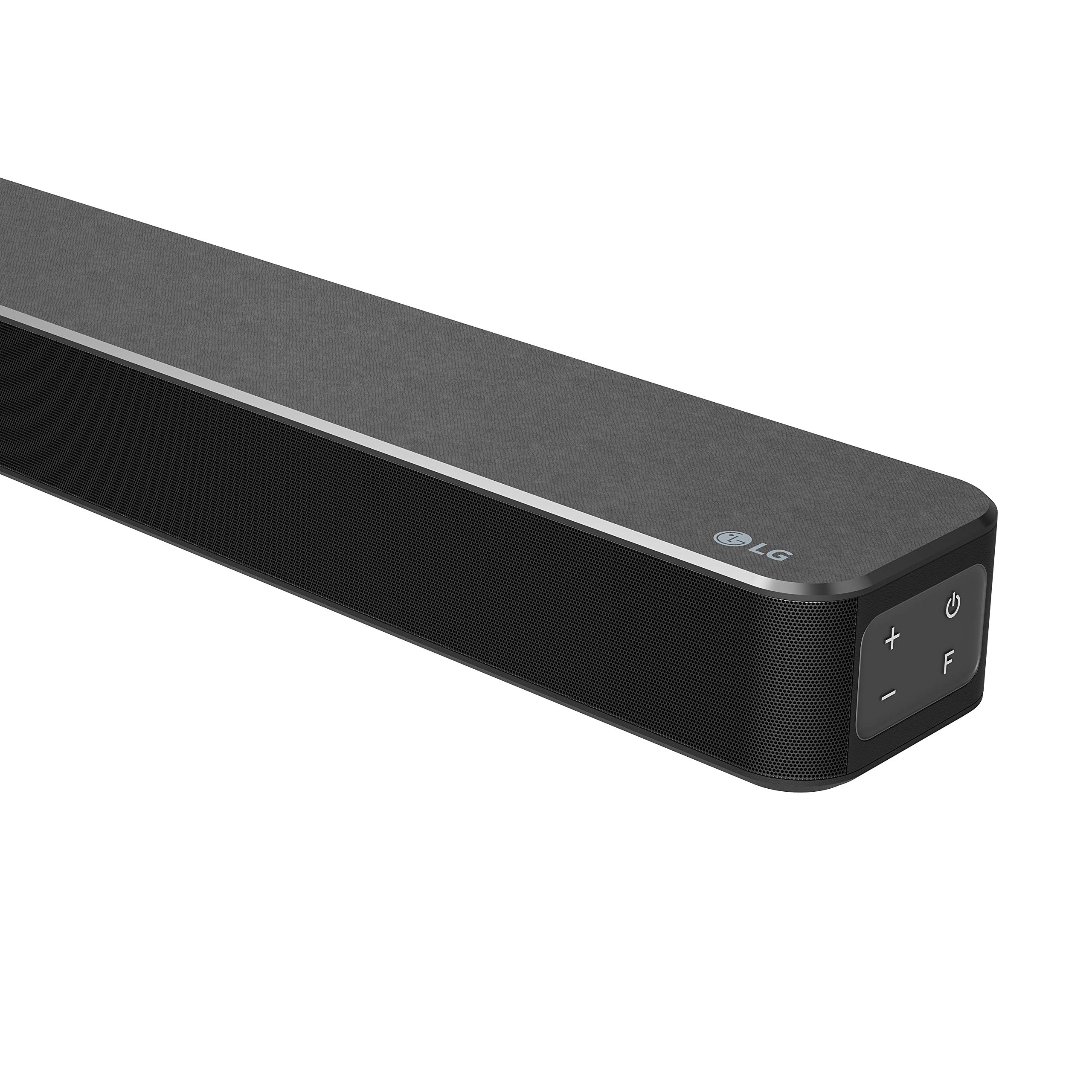 LG SN5Y 2.1 Channel Sound Bar with Wireless Subwoofer - High Resolution Audio, DTS Virtual:X, AI Sound Pro, Bluetooth | Home Theater System for TV, Movies & Gaming (Black)